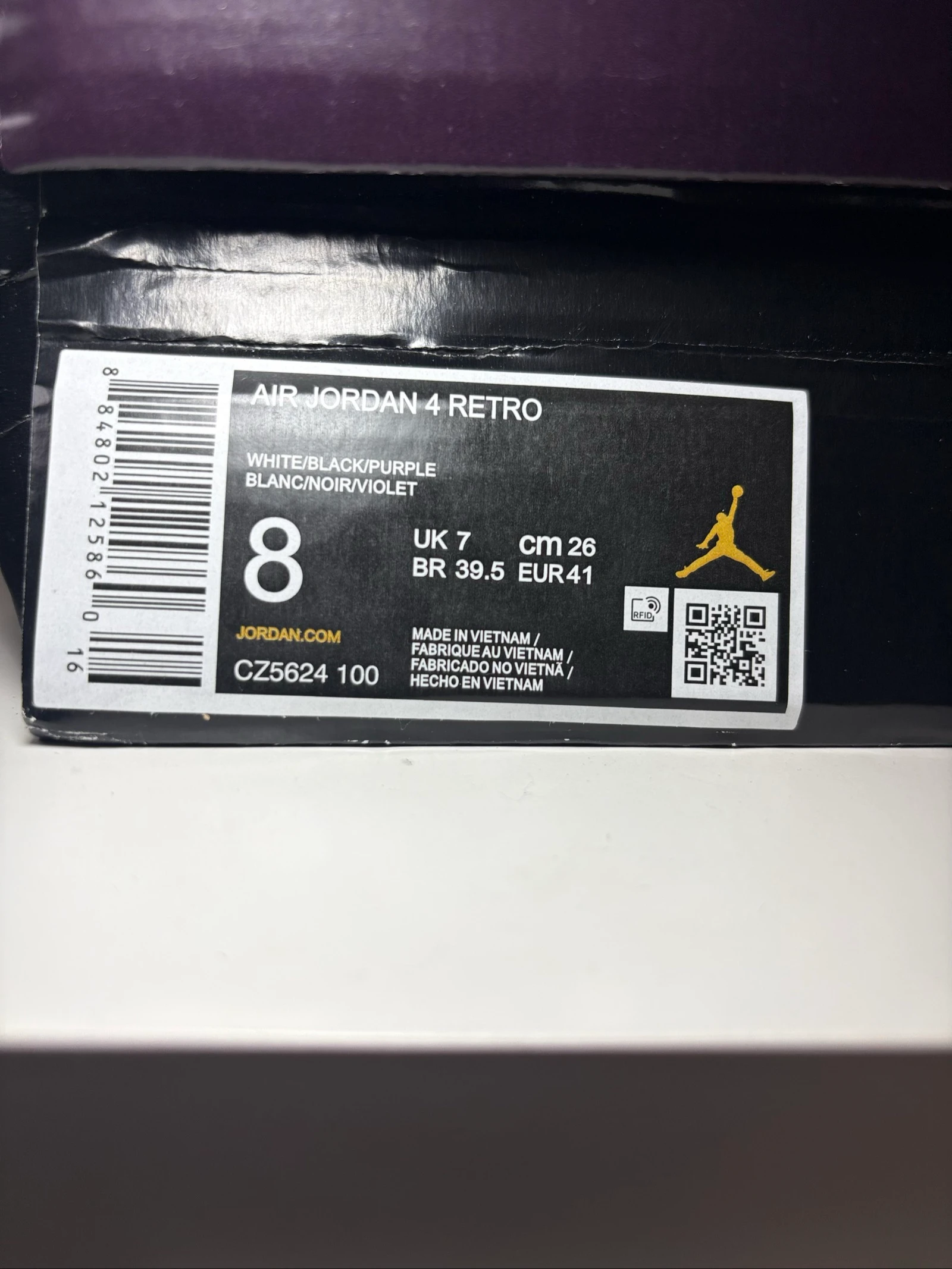 Zapatillas Air Jordan 4 Retro París Saint Germain Talla 41 – photo 14